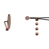 Hotbath Cobber - CB7067 - Inbouw Regendoucheset - Geborsteld Koper PVD - 2 Stopkranen - Thermostatisch - Wandarm 40 cm - Hoofddouche 300 mm - Ronde Handdouche 3 Standen - met M106 - Waterbesparend - thumbnail