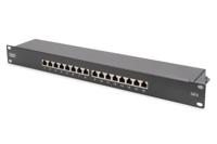 Digitus 16 poorten Netwerkpatchpaneel 483 mm (19) CAT 6 1 HE Meerdere kleuren Ingericht - thumbnail