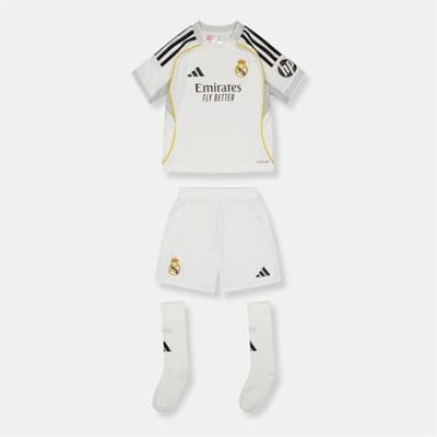 adidas Real Madrid Minikit Thuis 2025-2026 Peuters/Kleuters adidas Real Madrid Minikit Thuis 2025-2026 Peuters/Kleuters
