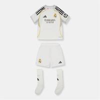 Real Madrid Minikit Thuis 2025/2026 - Maat 110 - Kleur: Wit | Soccerfanshop - thumbnail