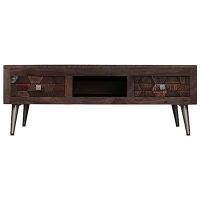 Salontafel 100x60x35 cm massief gerecycled hout