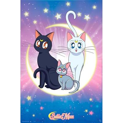 Poster Sailor Moon - Luna Artemis and Diana 61x91,5cm Poster Sailor Moon - Luna Artemis and Diana 61x91,5cm
