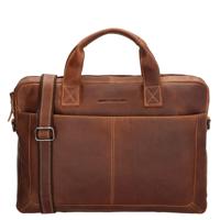 Hide & stitches japura laptoptas 15,6 inch-Cognac - thumbnail