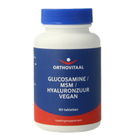 OrthoVitaal Glucosamine / MSM / Hyaluronzuur vegan 60 Tabletten - thumbnail