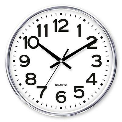 Muurklok Timemark Zilverkleurig 34 x 34 cm