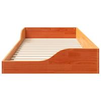Bedframe Wasbruin 90 x 210 cm Massief grenenhout - thumbnail