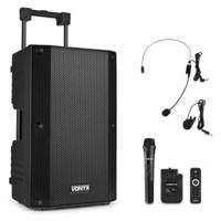 Vonyx VSA500-BP draagbare accu speaker - thumbnail