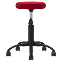 VidaXL Massagekruk fluweel wijnrood - thumbnail