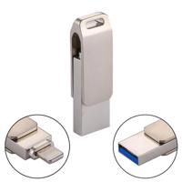RQW-10G 2 in 1 USB 2.0 & 8 Pin 16GB Flash Drive for iPhone & iPad & iPod & Most Android Smartphones & PC Computer - thumbnail