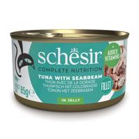 SCHESIR in jelly Tuna with sea bream - nat kattenvoer - 85 g - thumbnail