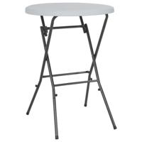 VidaXL Bartafel inklapbaar 80x110 cm hdpe wit - thumbnail