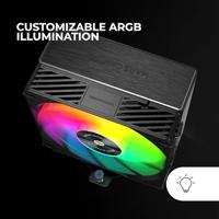 CPU-ventilator Mars Gaming MCPUX5ARGB - thumbnail