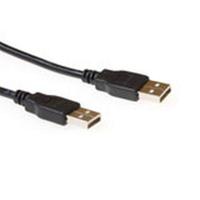 USB 2.0 A Male - A Male kabel 5 meter zwart - thumbnail