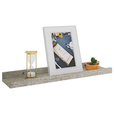 Wandschappen 2 st 40x9x3 cm betongrijs