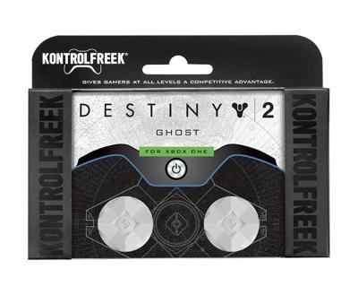KontrolFreek Destiny 2: Ghost voor Xbox One-controller | Prestaties Thumbsticks | 2 Mid-Rise | Wit