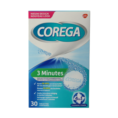 Corega Tabletten 3 minuten 30 Tabletten