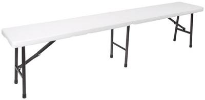 Perel folding bench Campingbank Wit FP160 Belastbaarheid (gewicht) (max.) 600 kg