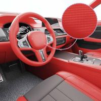 VidaXL 2 st autofolie 4d 100x150 cm + 50x150 cm rood - thumbnail