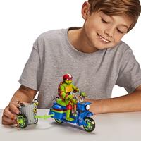 Boti teenage mutant ninja turtles battle cycle scooter met raphael - thumbnail