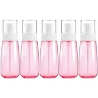 5 PC'S reizen plastic flessen lekvrij draagbare reizen accessoires kleine flessen containers 100ml (roze) - thumbnail