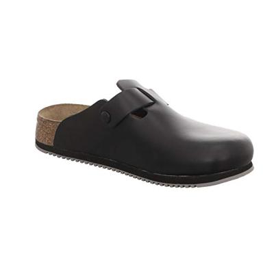 Clog Boston SL maat 43 zwart bovenmateriaal: leder EN ISO 20345 SRA BIRKENSTOCK
