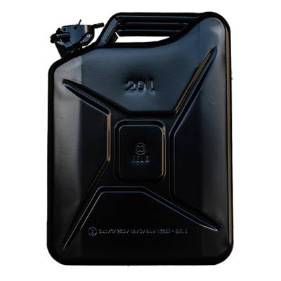 Stalen Jerrycans 20L - Zwart - Duurzaam en Veelzijdig - Robuust - Opslagoplossing - Jerrycan brandstof