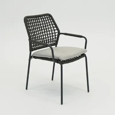 Swifty dining stoel c.black/ TPU grey/ valley sand