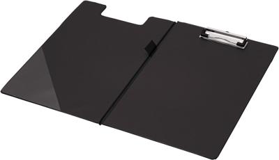 Q-CONNECT klemplaat, PP, ft A4, dubbel, zwart