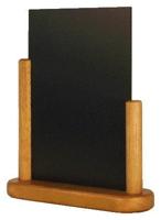 Krijtbord securit 170x160x50mm teak hout - thumbnail