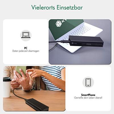 ICY BOX IB-1916M-C32 SDD-behuizing Zwart M.2 ICY BOX IB-1916M-C32 SDD-behuizing Zwart M.2