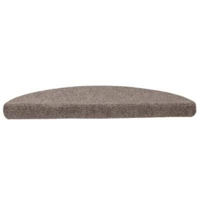 VidaXL Trapmatten zelfklevend 10 stuks 56x17x3 cm beige halfrond