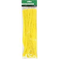Creativ Company Chenille, l: 30 cm, dikte 15 mm, geel, 15 stuk/ 1 doos - thumbnail