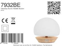 Steinhauer Tafellamp ancilla LED 7932be beuken - thumbnail