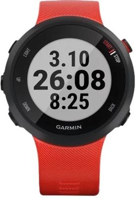 Forerunner 45 - Zwart - smart watch met band - silicone - lava red - bandgrootte 129-197 mm - L Forerunner 45 - Zwart - smart watch met band - silicone - lava red - bandgrootte 129-197 mm - L