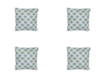 Sierkussen ca. 50x50 cm Trivia grey natural outdoor finishing (4 stuks) Madison - Madison