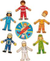 Goki houten puzzel spel beroepen, 38dlg. - thumbnail
