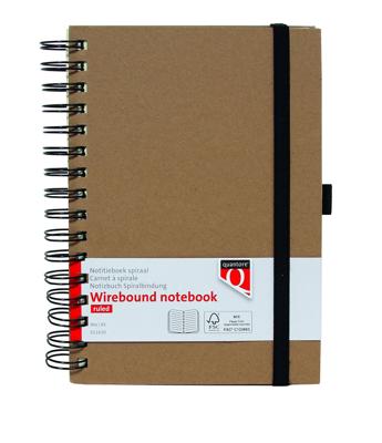 Notitieboek quantore a5 sp lijn 192blz 80gr kraft | 3 stuks Notitieboek quantore a5 sp lijn 192blz 80gr kraft | 3 stuks