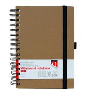 Notitieboek quantore a5 sp lijn 192blz 80gr kraft | 3 stuks - thumbnail