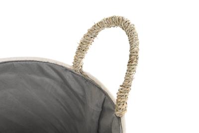 Mandenset DKD Home Decor Natuurlijk Katoen Pompons Natuurlijke Vezel (40 x 40 x 35 cm)