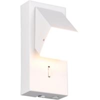 LED Wandlamp Buiten - Warm Wit 3000K. 3.8W. 400 Lumen. Mat Wit Metaal - thumbnail