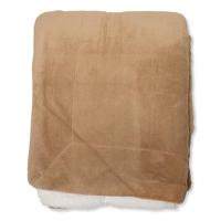 Espoo camel met sherpa 200x240 cm - thumbnail