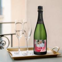 Champagne met bedrukt etiket - René Schloesser (750ml) - thumbnail
