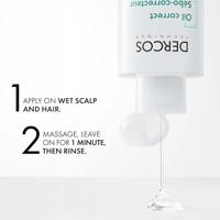 Vichy Dercos Oil Correct Dermatological Shampoo Oily Scalp & Hair - thumbnail