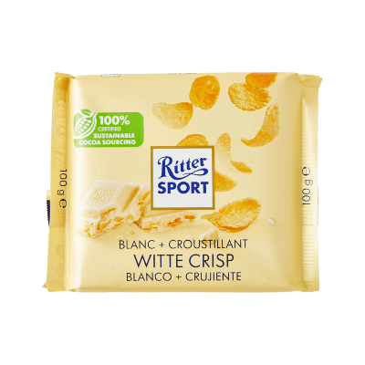 Ritter Sport witte crisp (10x 100gr)