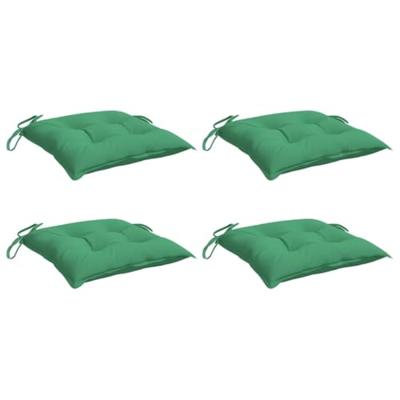 VidaXL Palletkussens 4 st 50x50x7 cm oxford stof groen
