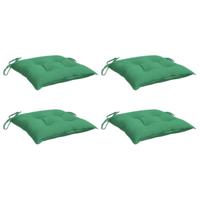Palletkussens 4 st 50x50x7 cm oxford stof groen - thumbnail