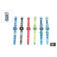 Jongens analoog horloge met licht - thumbnail