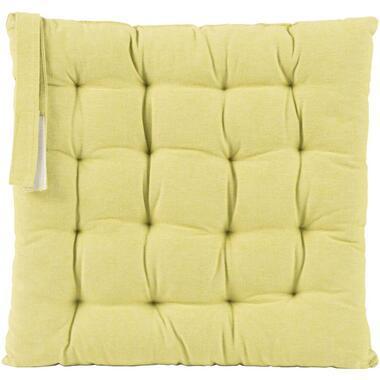 Zitkussen Liam - lime - 40x40 cm - Leen Bakker