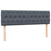 Boxspring met matras fluweel donkergrijs 140x210 cm - thumbnail