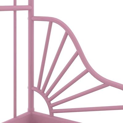 VidaXL Bedframe verlengbaar metaal roze 80x130/200 cm